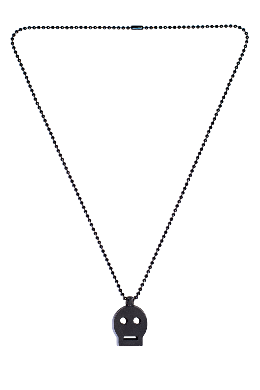Skull D1 Sr Black pendant