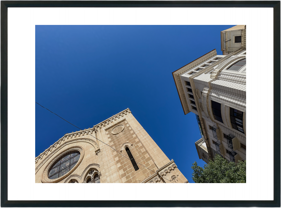 Church sky photograph by GK3000